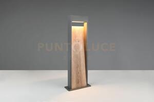 Salmon palo da esterno led 11w 1200lm, 3000k fusione di alluminio c