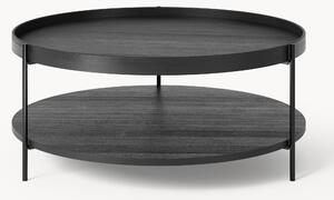 Tavolino rotondo da salotto in legno Renee