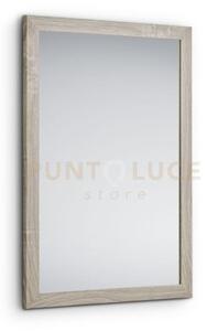 Kim specchio da parete con cornice liscia con ganci x installazione
