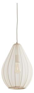 Lampadario beige con paralume in tessuto ø 28 cm Itela – Light & Living