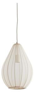 Lampadario beige con paralume in vetro ø 28 cm Itela - Light & Living