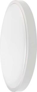 Luce a cupola a LED da 24 Watt con sensore di movimento a microonde per interni ed esterni, IP44, bianca rotonda | bianco neutro
