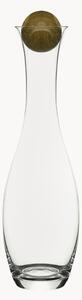 Caraffa in vetro soffiato con tappo in legno Eden, 1 L