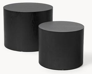 Set di 2 tavolini in legno Dan
