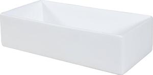 Lavabo in Vetroceramica GAJA da appoggio, 45 cm, finitura bianca lucida