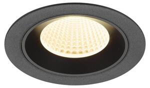 SLV 1009616 NUMINOS® M, plafoniera da incasso, 3000 K, 40°, IP20, rotonda, nero