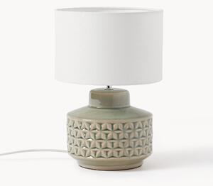 Lampada da tavolo piccola con base in ceramica Monica