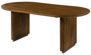 MASSIVMOEBEL24 | Tavolo da pranzo in legno di Mango 180x90x76 Laccato marrone BARCELONA #227