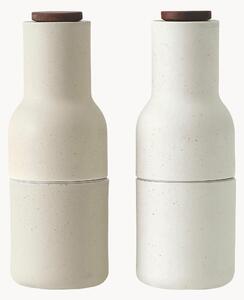 Set saliera e pepiera di design con coperchio in legno di noce Bottle Grinder 2 pz