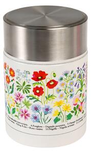 Borraccia termica color crema/argentata 450 ml Wild Flowers – Rex London