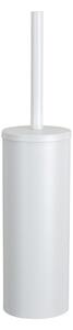 Scopino WC bianco opaco in acciaio inox Orea – Wenko