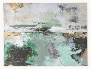 Quadro su tela dipinto a mano Hillside