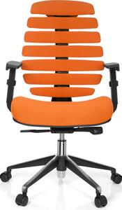 Sedia da ufficio, girevole, ERGO LINE II Arancione
