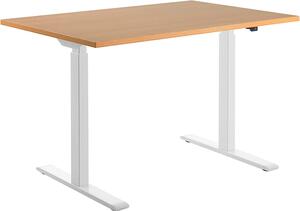 Topstar TTS12080WB Topstar E-Table höhenverstellbarer Schreibtisch buche rechteckig