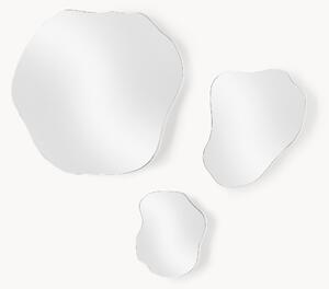 Set di 3 specchi da parete dalla forma organica senza cornice Lia