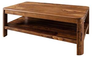 MASSIVMOEBEL24 | tavolino da salotto in legno di Sheesham / Acacia 120x70x45 noce cerato TORONTO #205