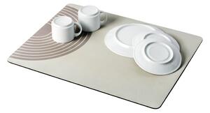 Tappetino scolapiatti beige in gomma 50x40 cm Dima – Wenko