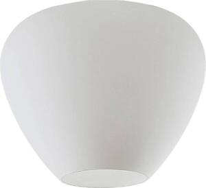 Lampada da soffitto Lindby Bibiane, bianco opale, vetro, Ø 38 cm, E27