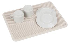 Tappetino scolapiatti beige in diatomite 40x30 cm Damon – Wenko