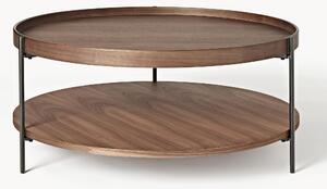 Tavolino rotondo da salotto in legno Renee