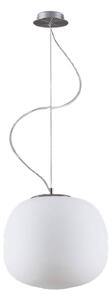 Lindby lampada a sospensione Ginevra, Ø 38 cm, bianco, vetro, E27
