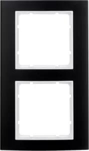 Berker 10123025 Cornice in alluminio, nero/bianco polare Berker B.3