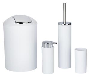 Set di accessori per il bagno bianco in plastica Calvo – Wenko