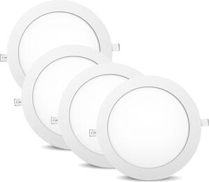 12w ultra slim LED pannello da incasso luce da soffitto pannello da incasso lampada da soffitto rotonda Ø 170mm bianco caldo