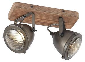 Lindby spot a soffitto Farovi, nero, 27 cm, a 2 fiamme, GU10