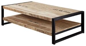 MASSIVMOEBEL24 | tavolino da salotto in legno di Mango 140x80x40 mango naturale stampato FACTORY #126