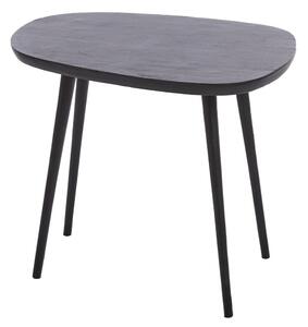 Tavolino da salotto in metallo 44x56 cm Puno - Light & Living