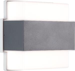 Lampada da parete per esterni a LED, 15 x 15 x 7 cm, 7 W, 680 lm, 4000 K, IP44