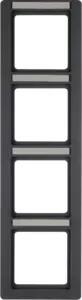 Berker 10146016 Cornice con campo di scrittura antracite con Berker Q.1