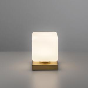 Lampada da tavolo in ottone con LED dimmerabile con tocco - Jano