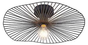 Lindby Ruota plafoniera, nero, metallo, Ø 40 cm, E27