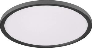 Lampada da soffitto a LED, telecomando, CCT, dimmerabile, nero, D 40 cm