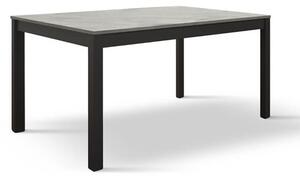 NYX - tavolo da pranzo allungabile con gambe incrociate colore cemento cm 70 x 110/160 x 77 h