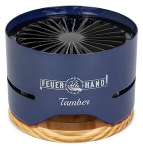 Firehand - Griglia da tavolo Tamber - Blu - 20x20x14cm
