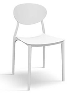 ECLIPTICA - sedia moderna in polipropilene cm 50 x 53 x 81 h