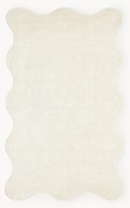Tappeto tessuto a mano con bordo ondulato Wavy
