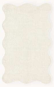 Tappeto tessuto a mano con bordo ondulato Wavy
