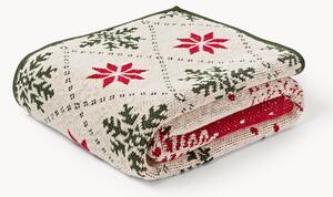Coperta a maglia con motivo natalizio Starry
