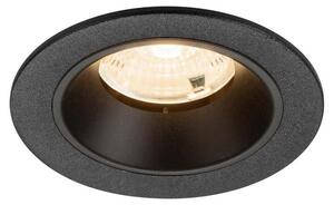SLV 1009439 NUMINOS® S, plafoniera da incasso, 2700 K, 55°, IP20, rotonda, nero