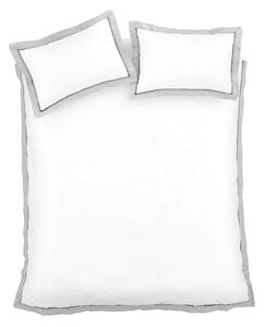 Biancheria da letto bianca in cotone per letto matrimoniale 200x200 cm Mayfair – Bianca