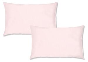 Set di 2 federe in cotone Standard Blush, 50 x 75 cm Cotton Percale - Bianca