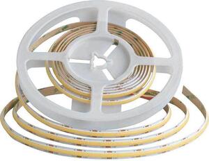 5m COB LED Striscia DC 24V Strisce LED con 480LEDs 8mm larghezza Bianco caldo 5 metri