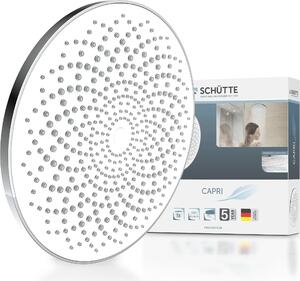 SCHÜTTE CAPRI Soffione, cromato/bianco