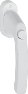 Maniglia per finestra HOPPE LIÈGE - pulsante, quadro 7 x 37 mm, alluminio bianco