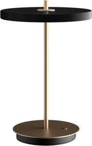Lampada da tavolo ricaricabile a LED "Asteria Move" 830 (bianco caldo) nero