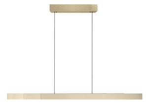 Lampadario a LED con telecomando PURE-MOTO-RISE, legno chiaro, 13 W, tonalità di bianco, 4680 lm, metallo, dimensioni: 240 x 200 x 8,2 cm, IP20, Paul Neuhaus